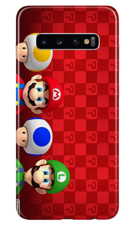 Mario Mobile Back Case for Samsung Galaxy S10(Design - 337)