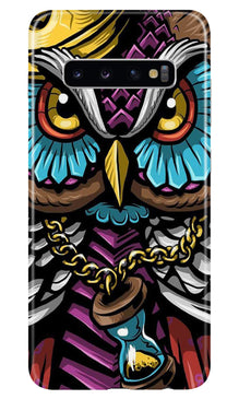 Owl Mobile Back Case for Samsung Galaxy S10  (Design - 359)
