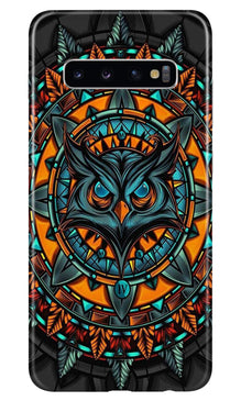 Owl Mobile Back Case for Samsung Galaxy S10  (Design - 360)