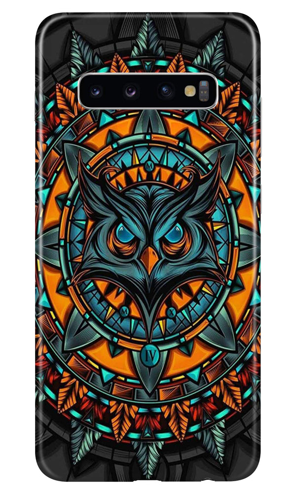 Owl Mobile Back Case for Samsung Galaxy S10 Plus  (Design - 360)