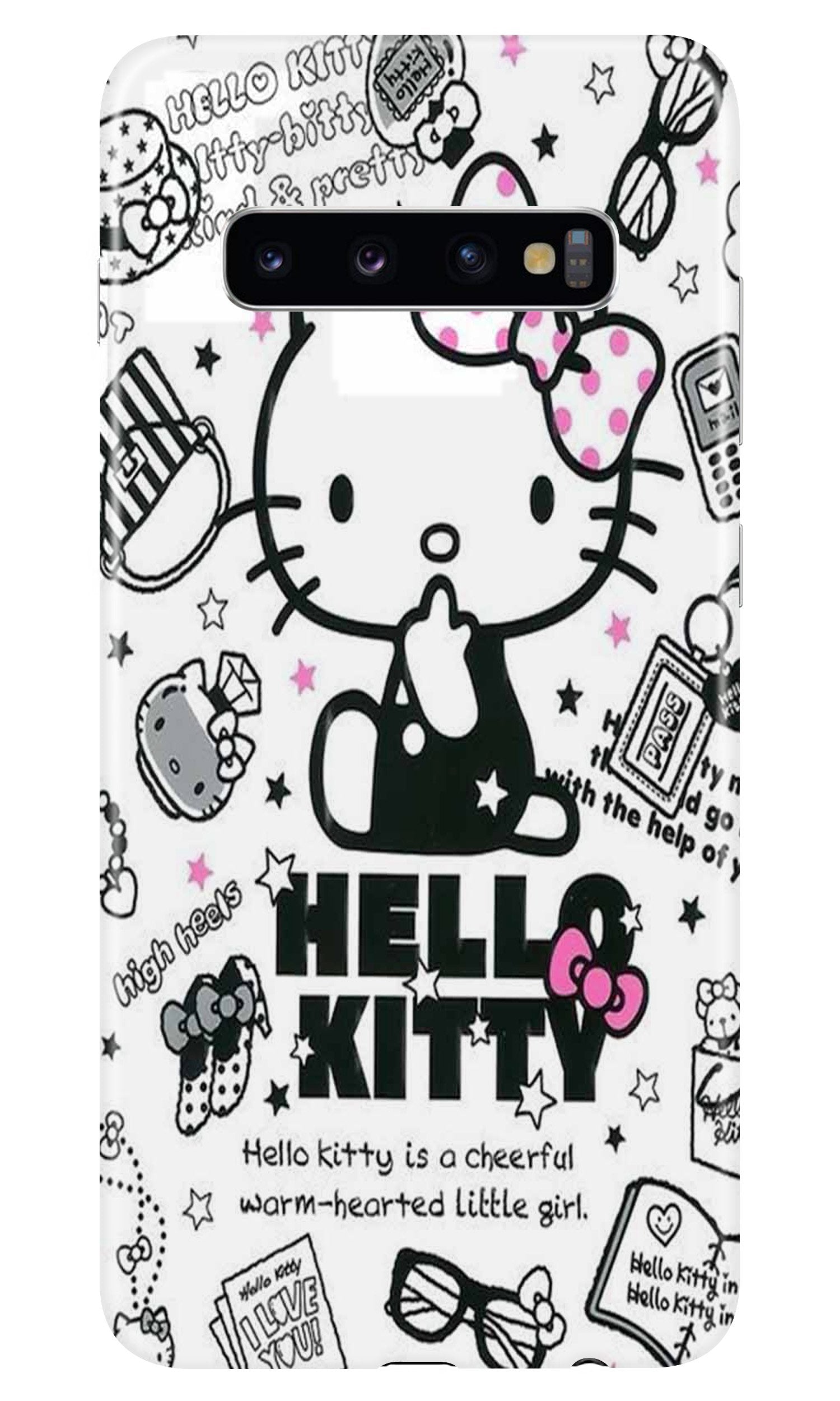 Hello Kitty Mobile Back Case for Samsung Galaxy S10 Plus(Design - 361)