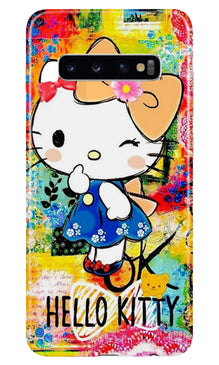 Hello Kitty Mobile Back Case for Samsung Galaxy S10  (Design - 362)
