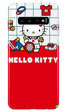 Hello Kitty Mobile Back Case for Samsung Galaxy S10  (Design - 363)