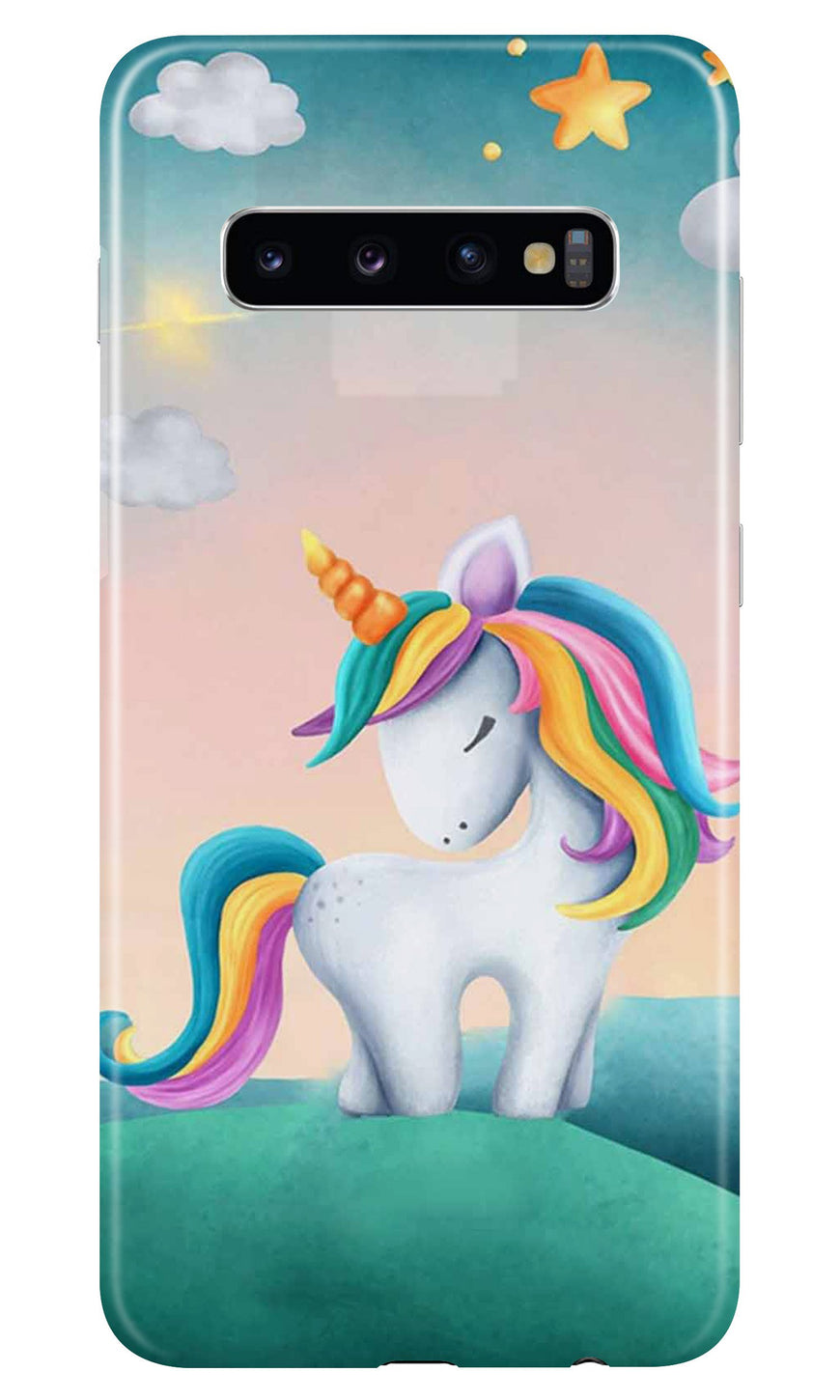 Unicorn Mobile Back Case for Samsung Galaxy S10  (Design - 366)