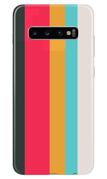 Color Pattern Mobile Back Case for Samsung Galaxy S10  (Design - 369)