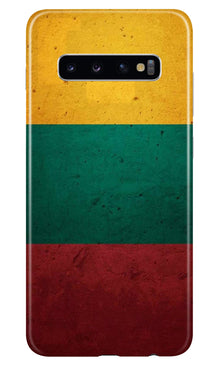 Color Pattern Mobile Back Case for Samsung Galaxy S10  (Design - 374)