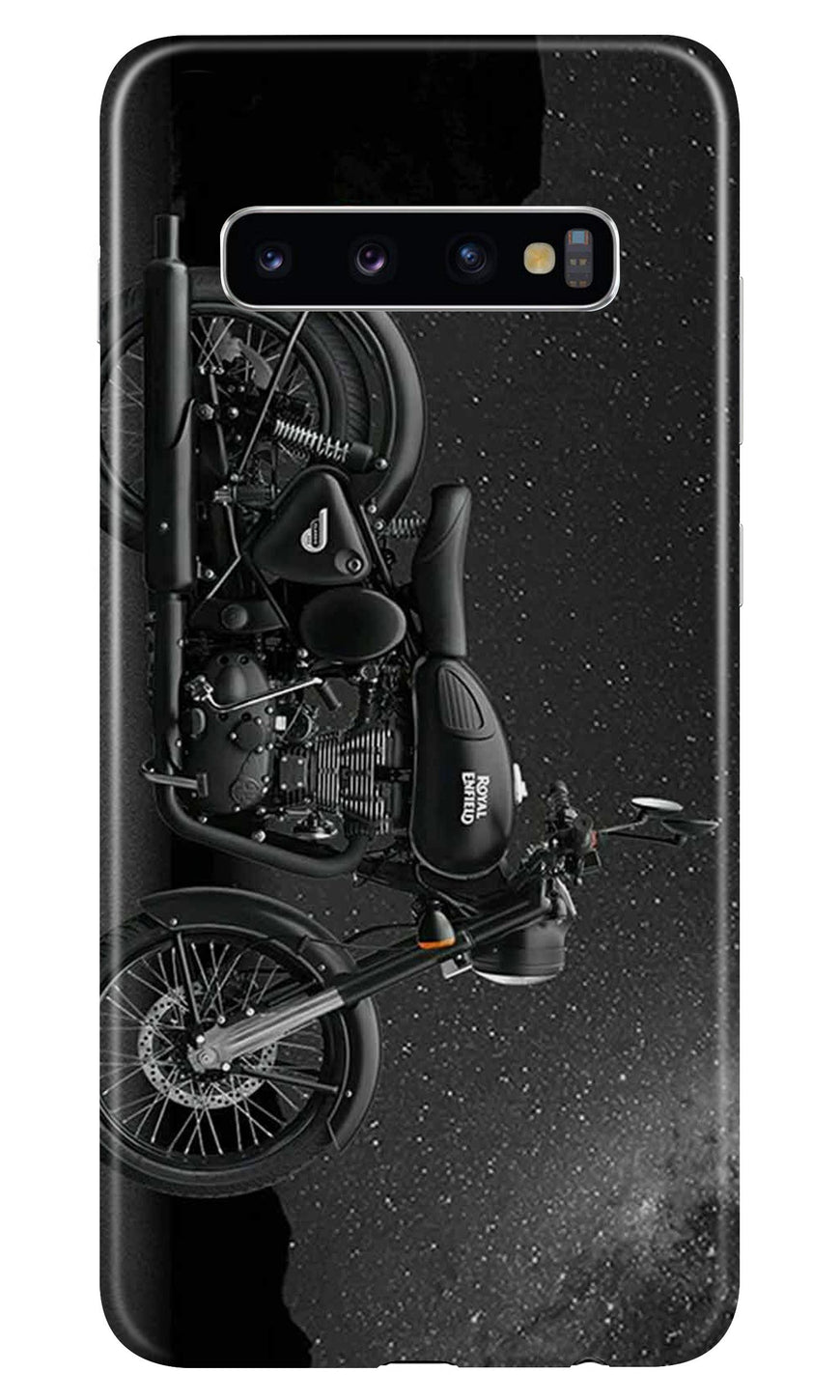 Royal Enfield Mobile Back Case for Samsung Galaxy S10  (Design - 381)
