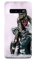Biker Mobile Back Case for Samsung Galaxy S10  (Design - 383)