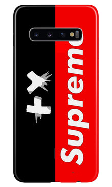 Supreme Mobile Back Case for Samsung Galaxy S10  (Design - 389)