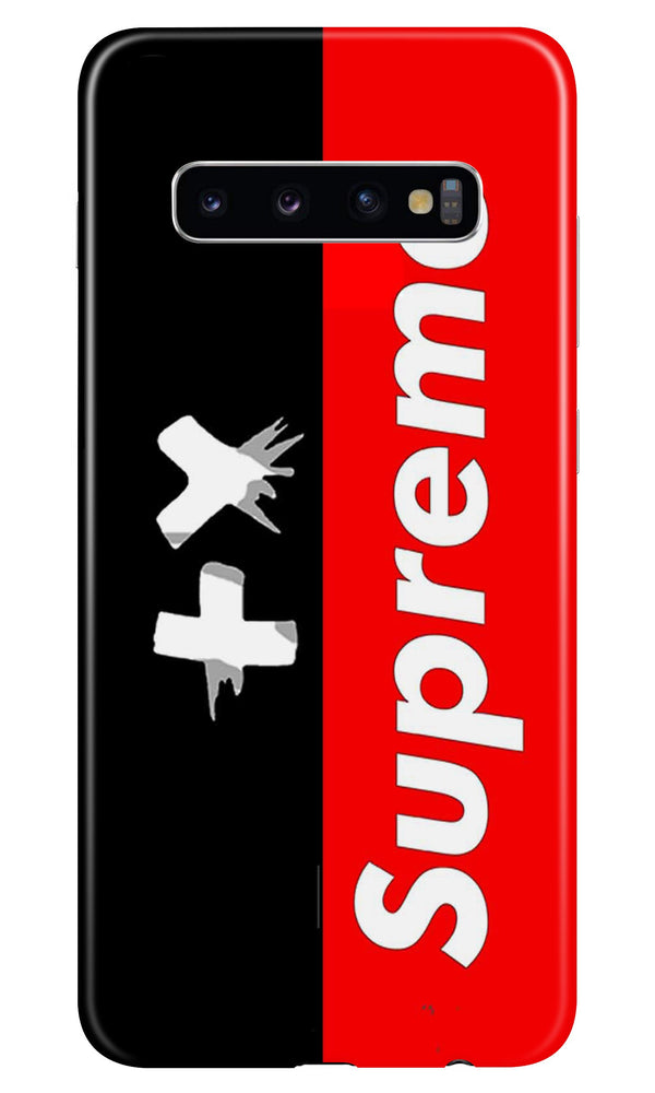 Supreme Mobile Back Case for Samsung Galaxy S10  (Design - 389)