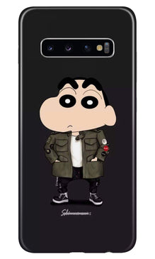 Shin Chan Mobile Back Case for Samsung Galaxy S10  (Design - 391)