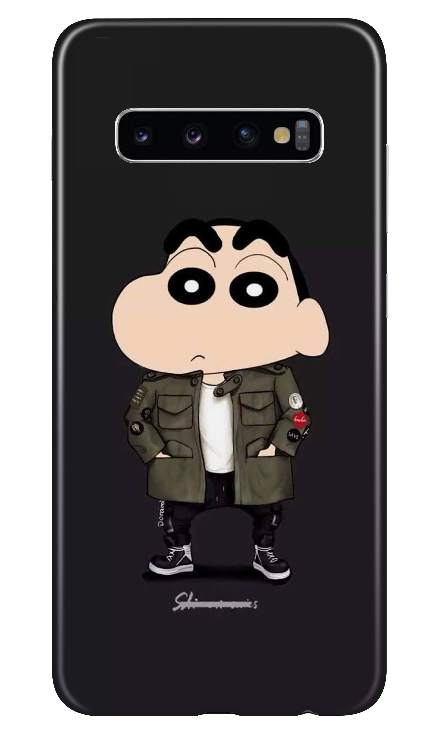 Shin Chan Mobile Back Case for Samsung Galaxy S10 Plus  (Design - 391)