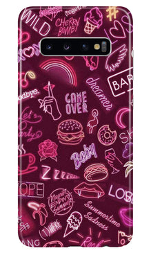 Party Theme Mobile Back Case for Samsung Galaxy S10  (Design - 392)