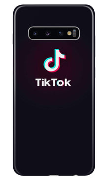 Tiktok Mobile Back Case for Samsung Galaxy S10  (Design - 396)