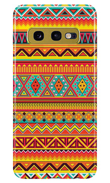 Zigzag line pattern Mobile Back Case for Samsung Galaxy S10E (Design - 4)
