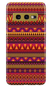 Zigzag line pattern2 Mobile Back Case for Samsung Galaxy S10E (Design - 10)