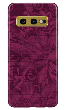 Purple Backround Mobile Back Case for Samsung Galaxy S10E (Design - 22)