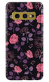 Rose Black Background Case for Samsung Galaxy S10E