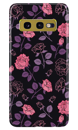 Rose Black Background Case for Samsung Galaxy S10E