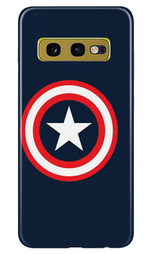 Captain America Mobile Back Case for Samsung Galaxy S10E (Design - 42)