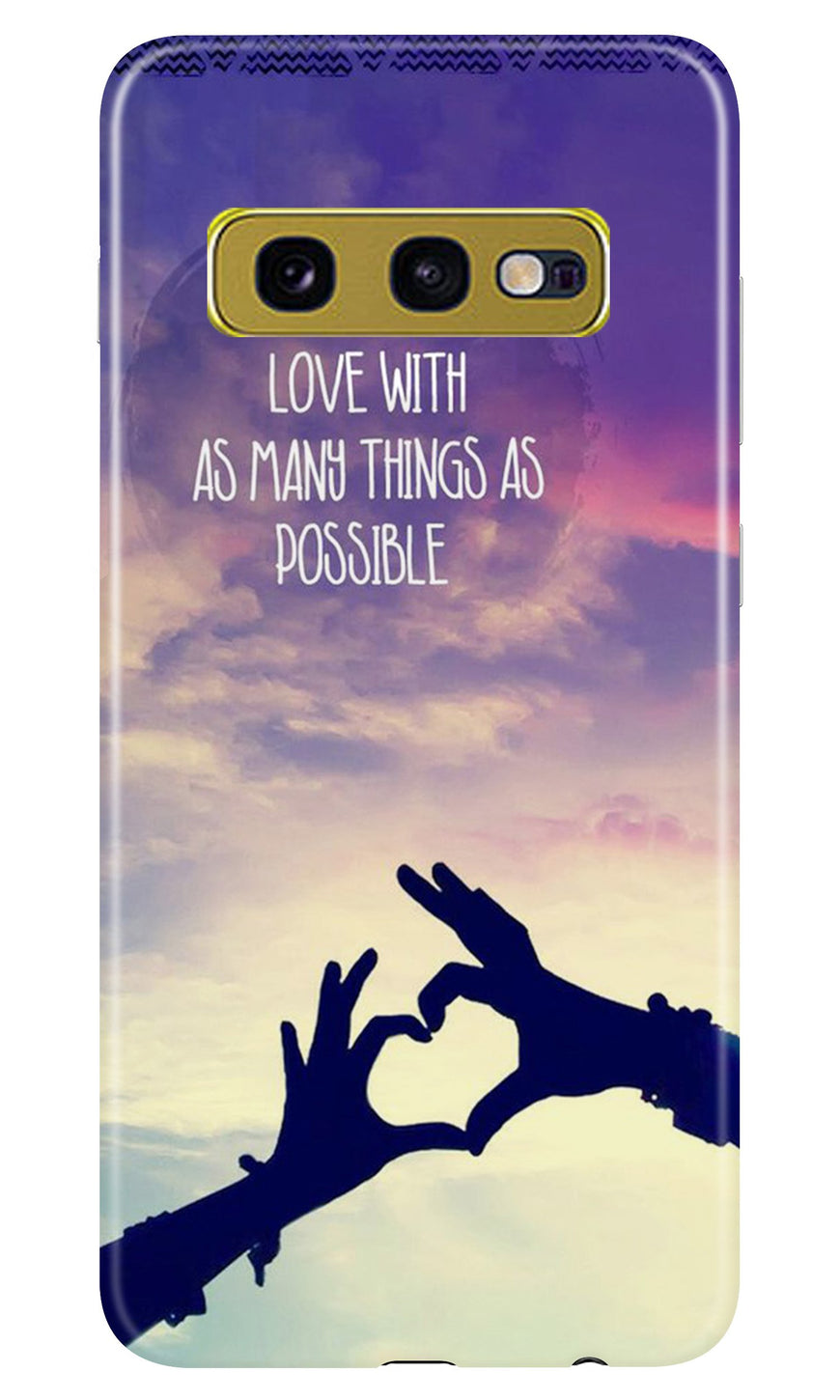 Fall in love Case for Samsung Galaxy S10E