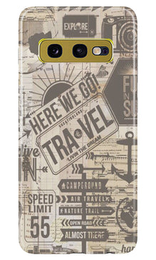 Travel Mobile Back Case for Samsung Galaxy S10E  (Design - 104)