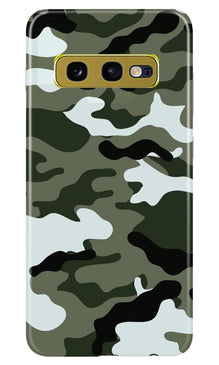 Army Camouflage Mobile Back Case for Samsung Galaxy S10E  (Design - 108)