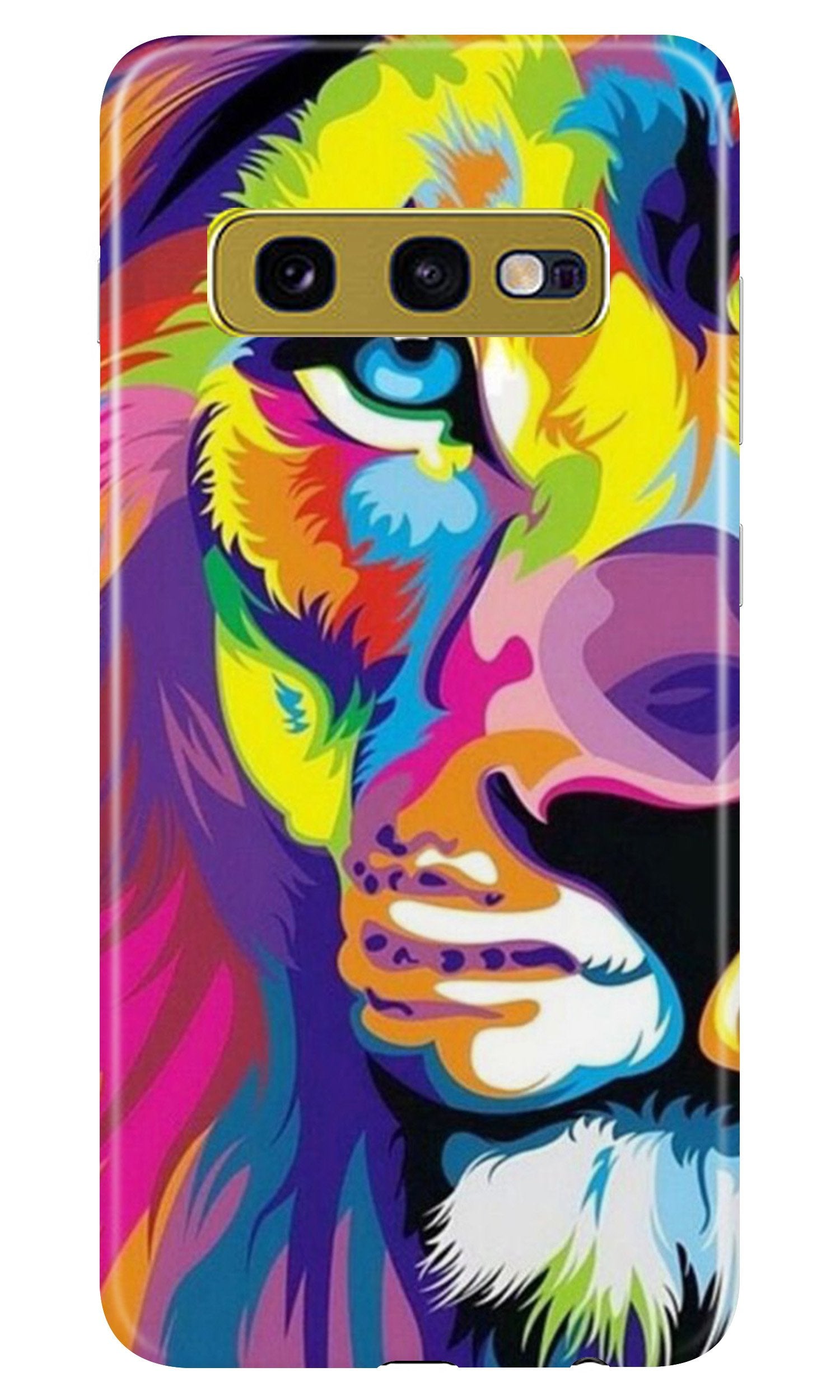Colorful Lion Case for Samsung Galaxy S10E(Design - 110)