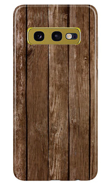 Wooden Look Mobile Back Case for Samsung Galaxy S10E  (Design - 112)