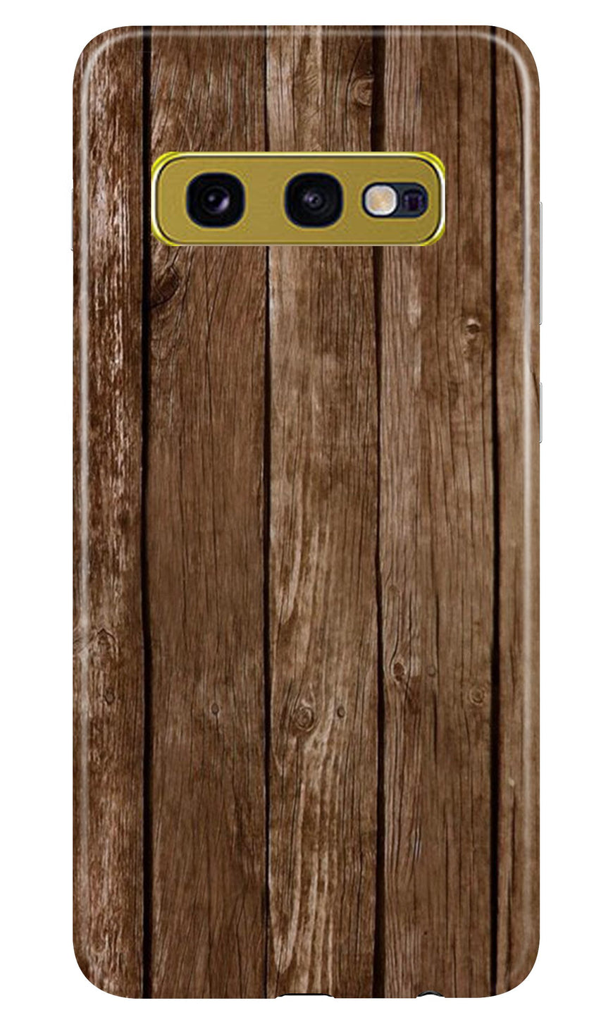 Wooden Look Case for Samsung Galaxy S10E  (Design - 112)