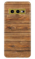 Wooden Look Case for Samsung Galaxy S10E  (Design - 113)
