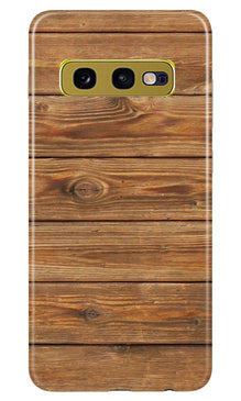 Wooden Look Mobile Back Case for Samsung Galaxy S10E  (Design - 113)