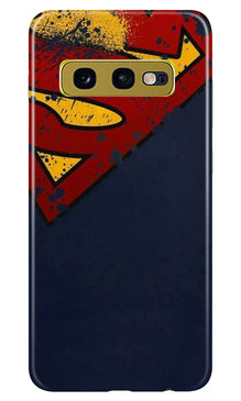 Superman Superhero Mobile Back Case for Samsung Galaxy S10E  (Design - 125)