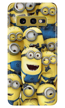 Minions Mobile Back Case for Samsung Galaxy S10E  (Design - 127)