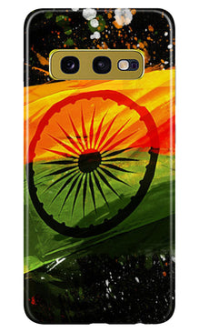 Indian Flag Mobile Back Case for Samsung Galaxy S10E  (Design - 137)