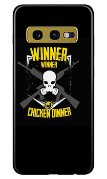 Winner Winner Chicken Dinner Mobile Back Case for Samsung Galaxy S10E  (Design - 178)