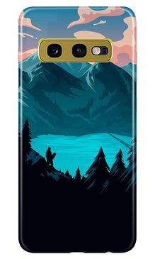 Mountains Mobile Back Case for Samsung Galaxy S10E (Design - 186)