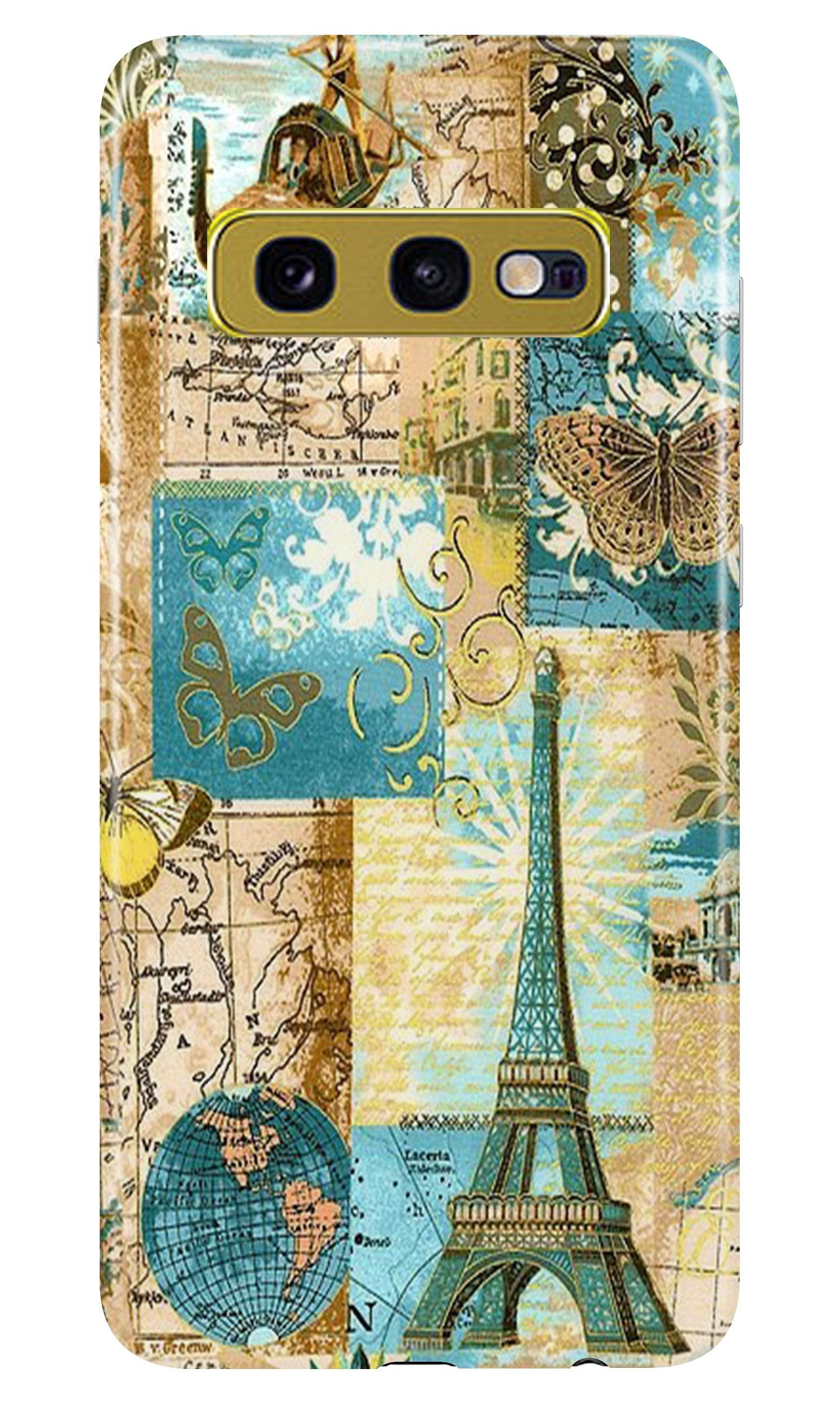 Travel Eiffel Tower Case for Samsung Galaxy S10E (Design No. 206)