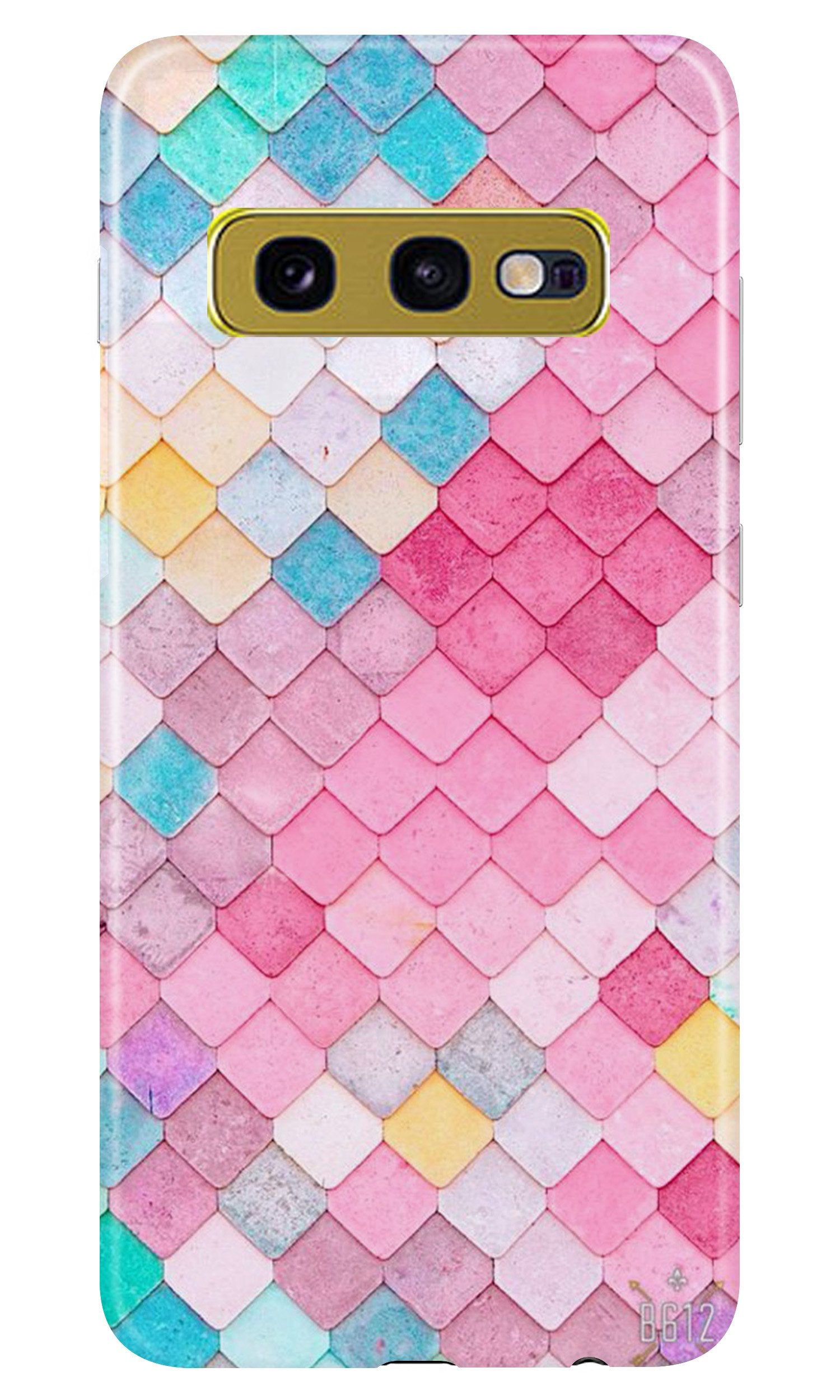 Pink Pattern Case for Samsung Galaxy S10E (Design No. 215)