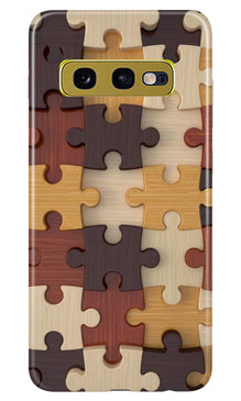Puzzle Pattern Mobile Back Case for Samsung Galaxy S10E (Design - 217)