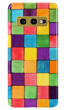 Colorful Square Mobile Back Case for Samsung Galaxy S10E (Design - 218)