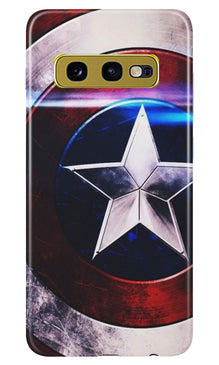 Captain America Shield Mobile Back Case for Samsung Galaxy S10E (Design - 250)