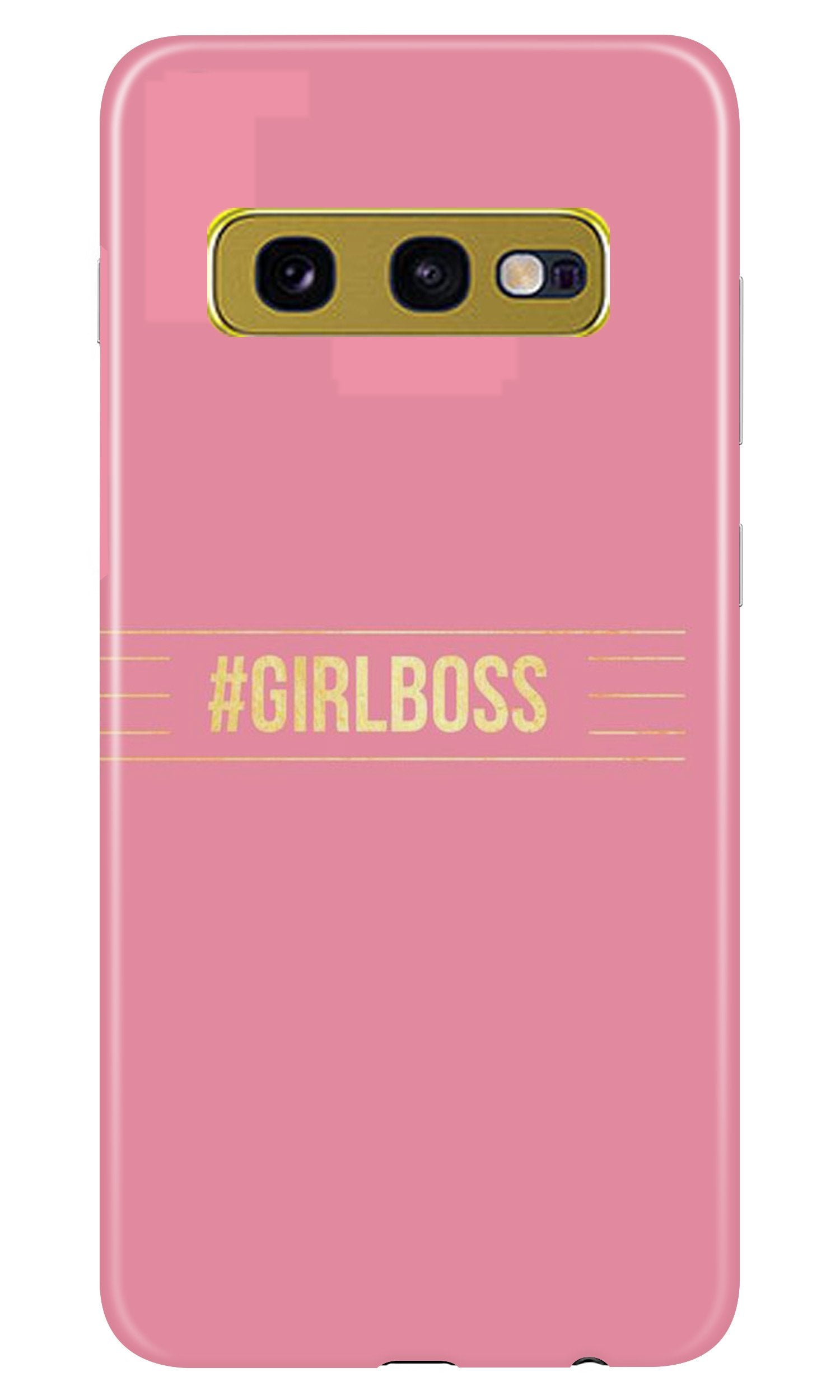 Girl Boss Pink Case for Samsung Galaxy S10E (Design No. 263)