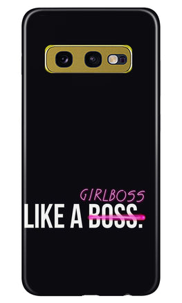 Like a Girl Boss Case for Samsung Galaxy S10E (Design No. 265)