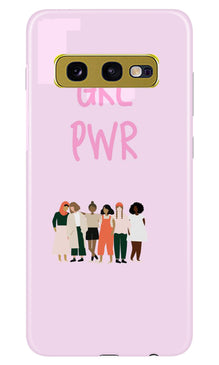 Girl Power Mobile Back Case for Samsung Galaxy S10E (Design - 267)