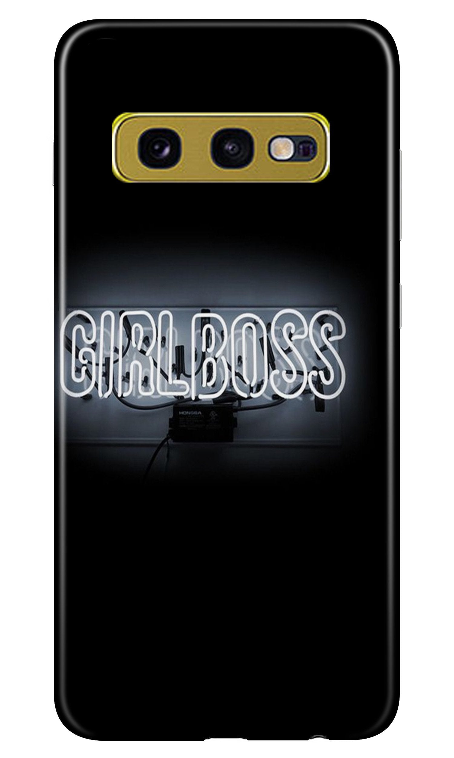 Girl Boss Black Case for Samsung Galaxy S10E (Design No. 268)