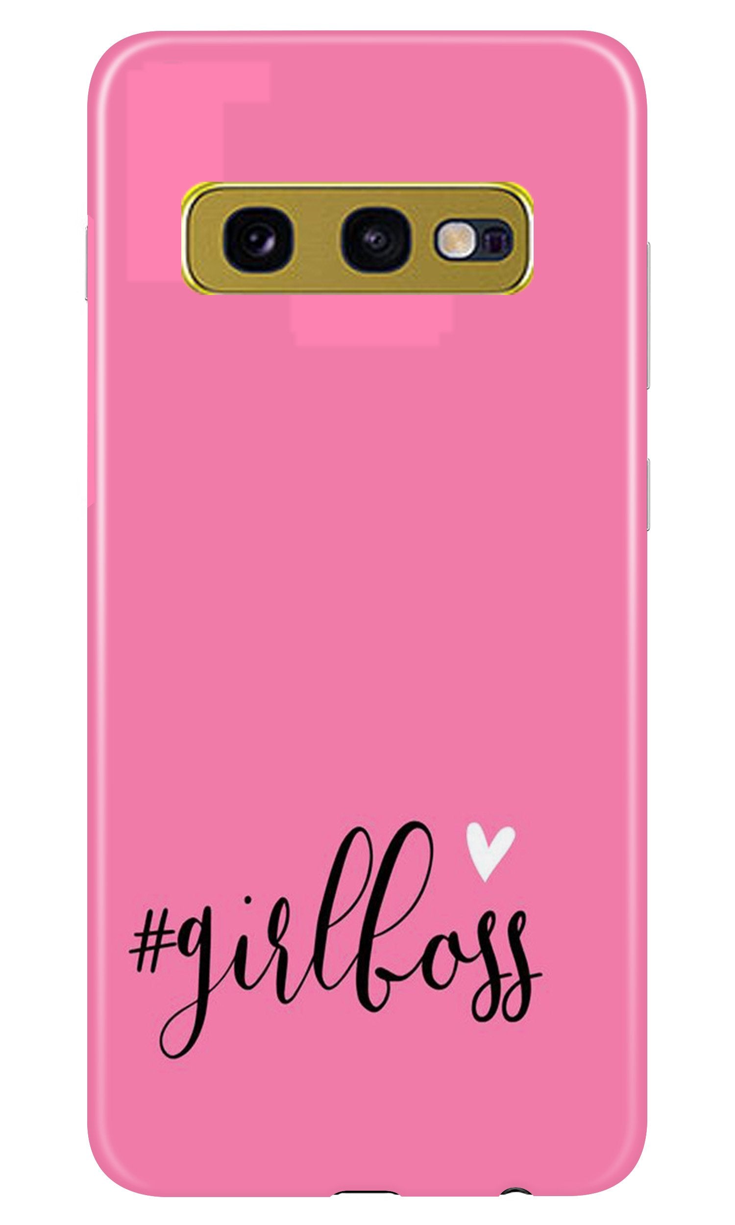 Girl Boss Pink Case for Samsung Galaxy S10E (Design No. 269)