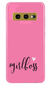 Girl Boss Pink Case for Samsung Galaxy S10E (Design No. 269)