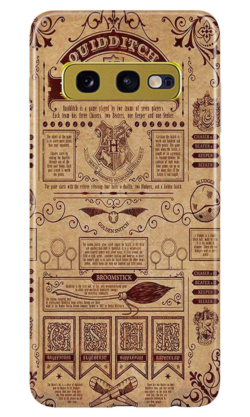 Hogwarts Mobile Back Case for Samsung Galaxy S10E (Design - 304)