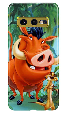 Timon and Pumbaa Mobile Back Case for Samsung Galaxy S10E (Design - 305)